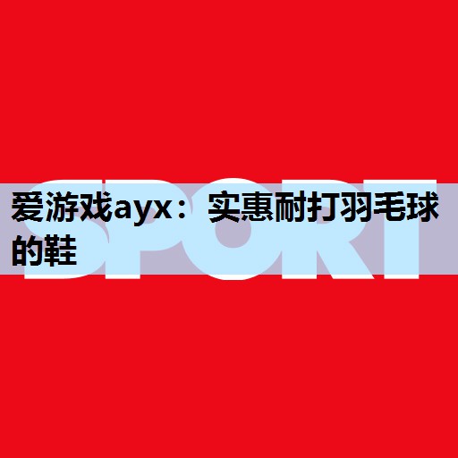 爱游戏ayx：实惠耐打羽毛球的鞋