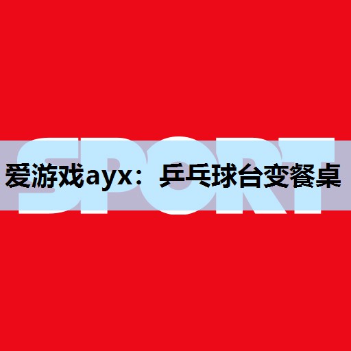 乒乓球台变餐桌 乒乓球台变餐桌