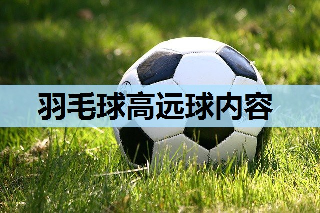 羽毛球高远球内容 羽毛球高远球内容