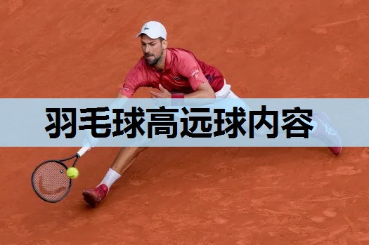 羽毛球高远球内容 羽毛球高远球内容